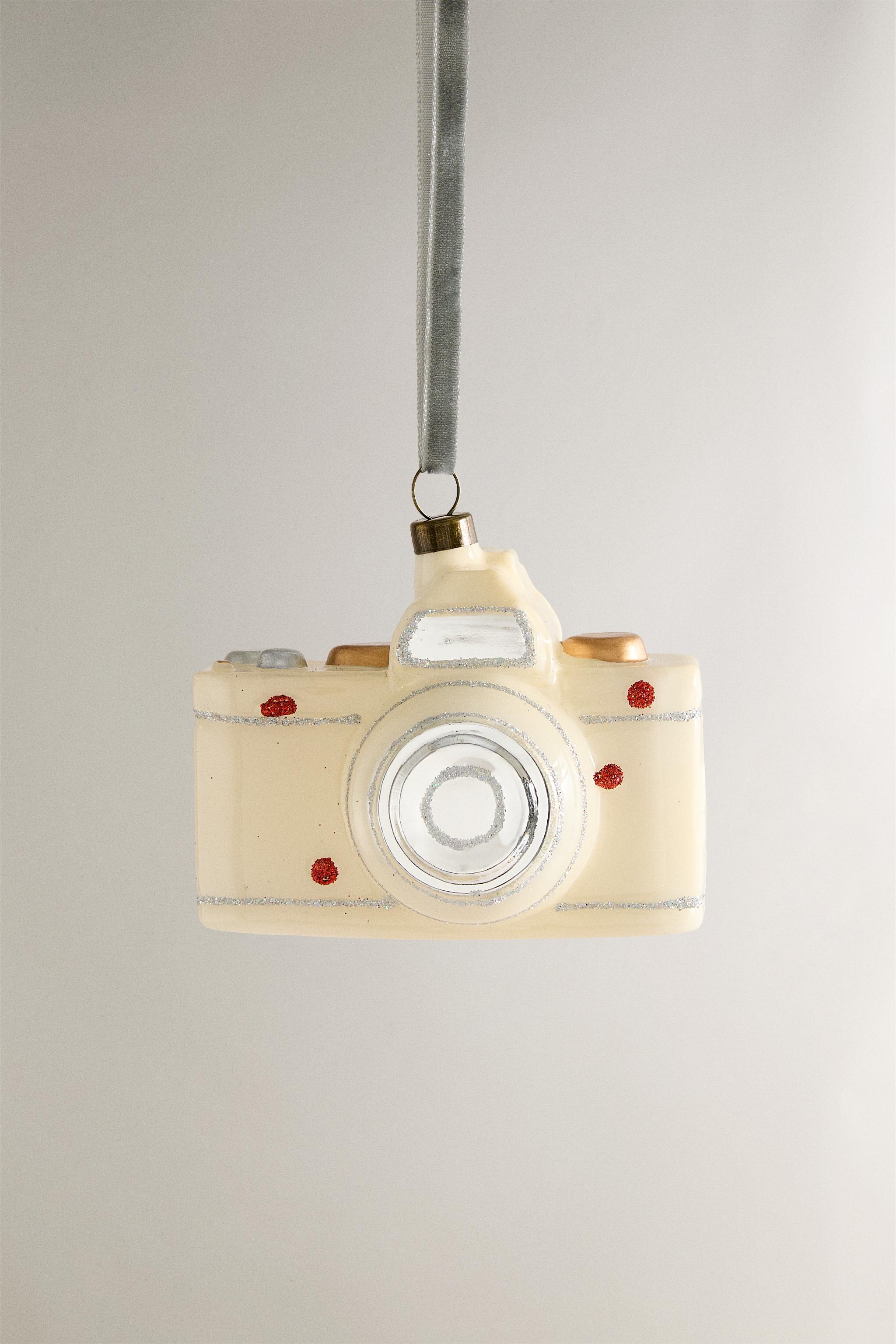 CAMERA CHRISTMAS TREE ORNAMENT