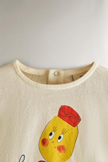 LIMONCELLA X THE ANIMALS OBSERVATORY BABY ROMPER - Light beige by Zara - Image 1