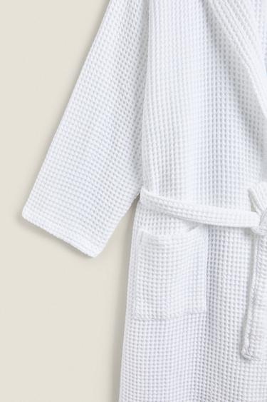 PEIGNOIR COTON WAFFLE - Blanc de Zara - Image 2