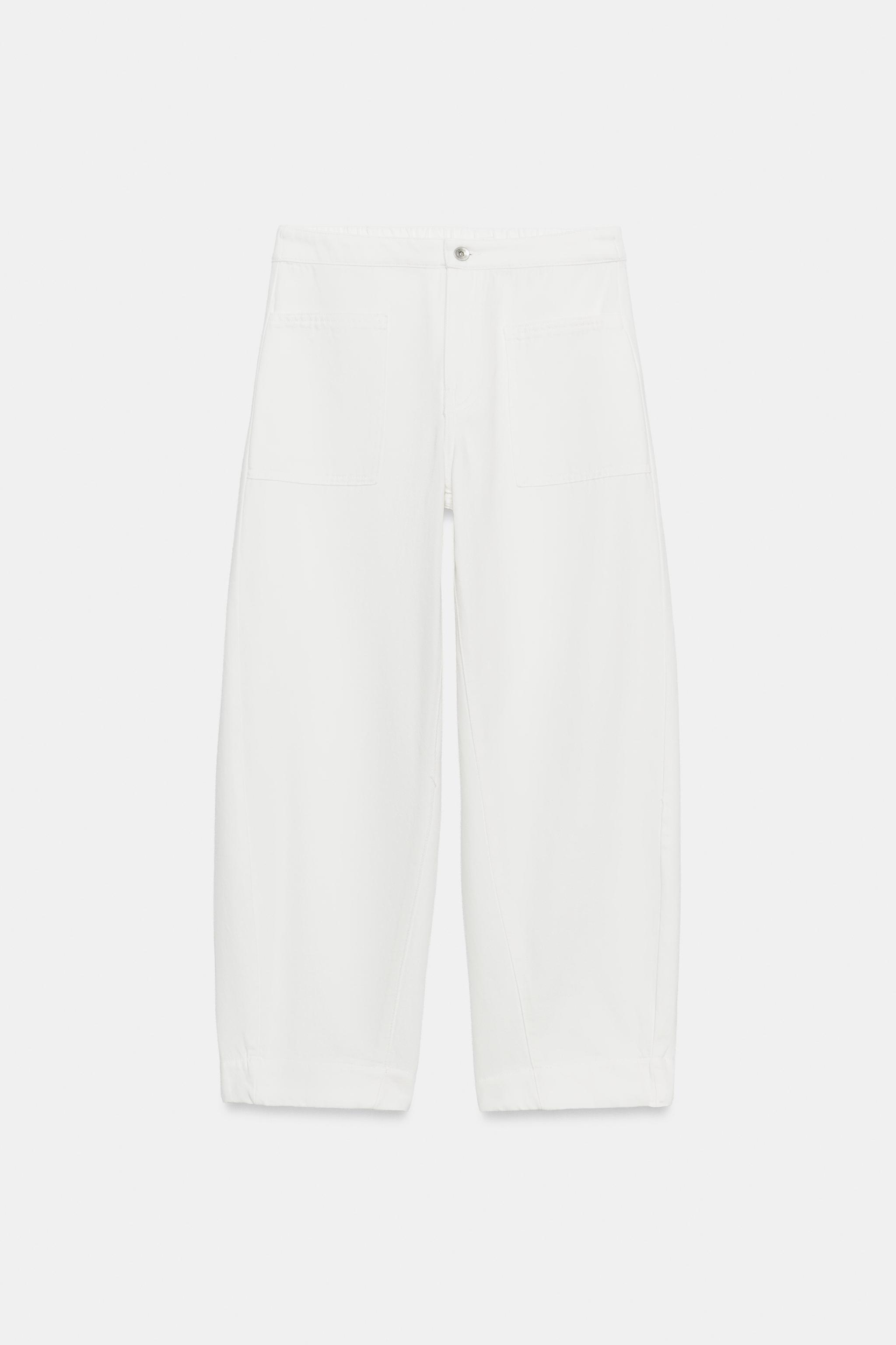 PANTALON DENIM BARREL POCHES ZW COLLECTION