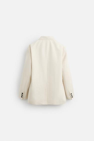 BLAZER COSTUME LACET - Sable de Zara - Image 8