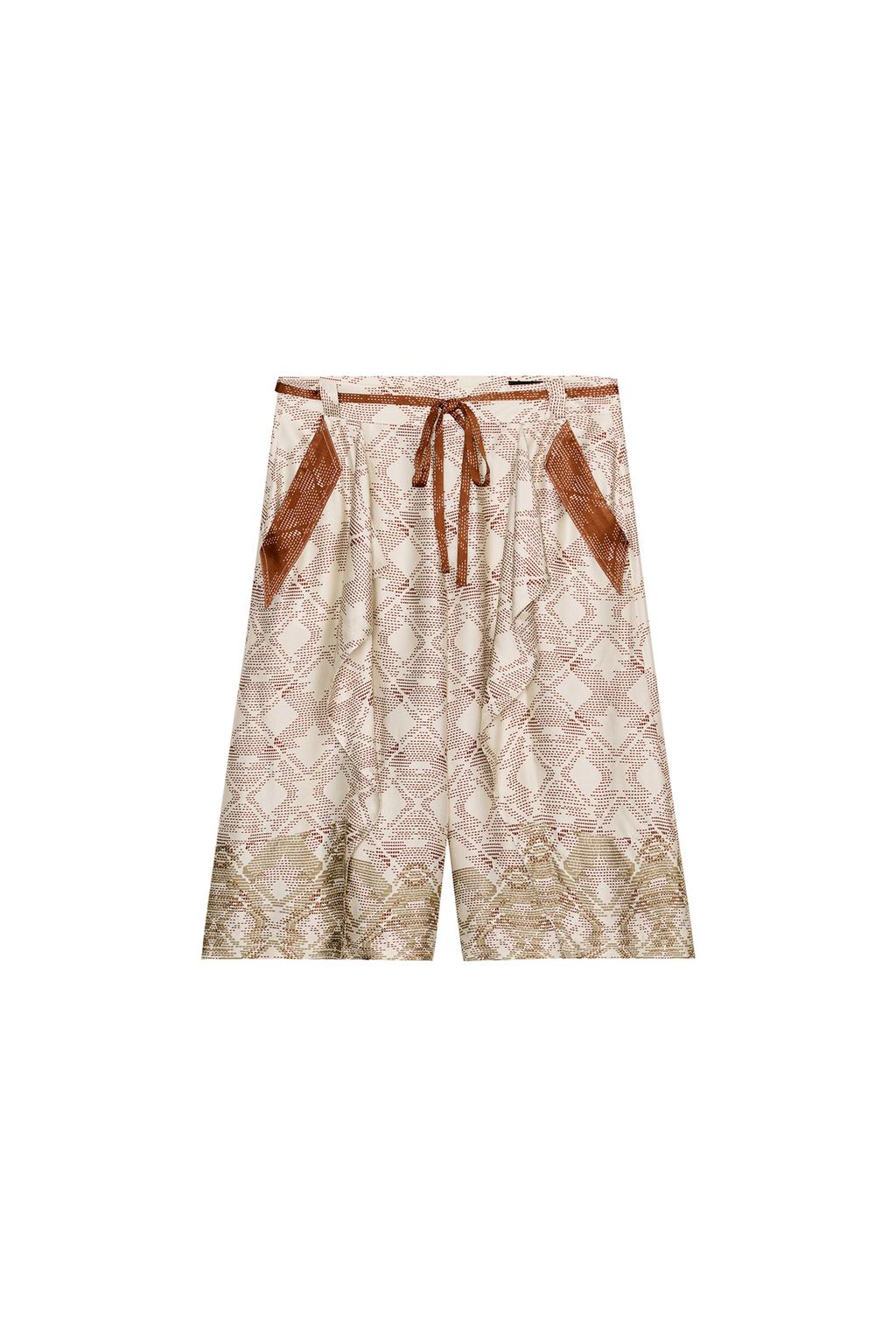PRINTED FLOWY SHORTS ZW COLLECTION - image 3