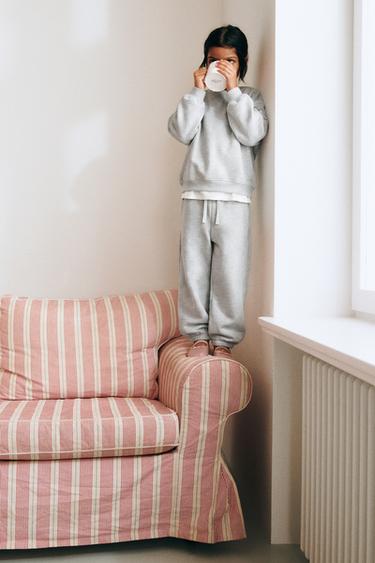 PLAIN JOGGERS - Grey marl by Zara