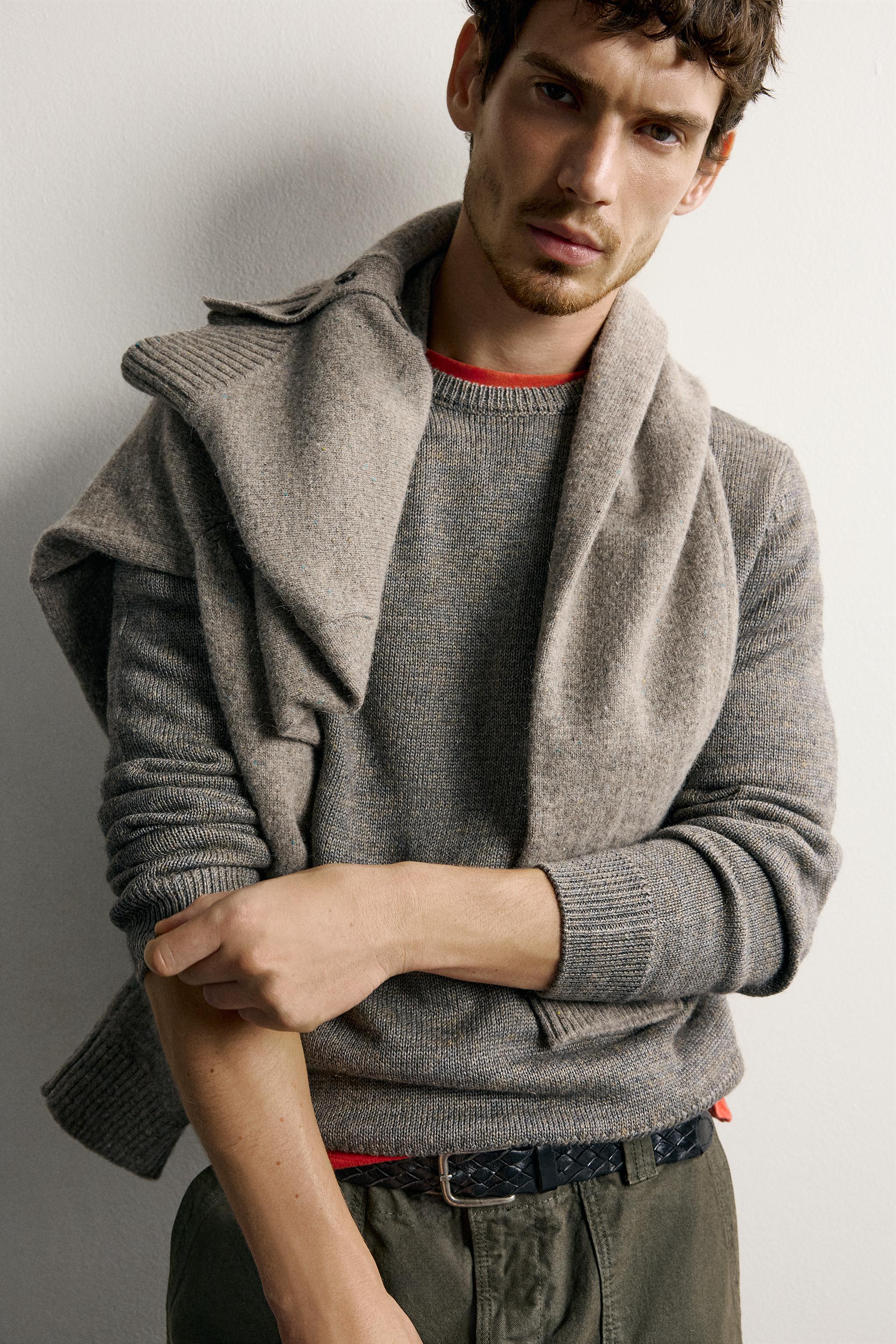 REGULAR FIT SWEATER WITH WOOL