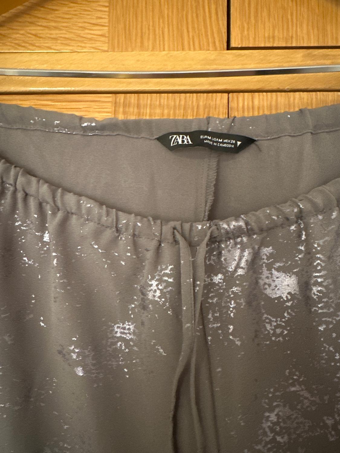 PRINTED FOIL TROUSERS - Image 3