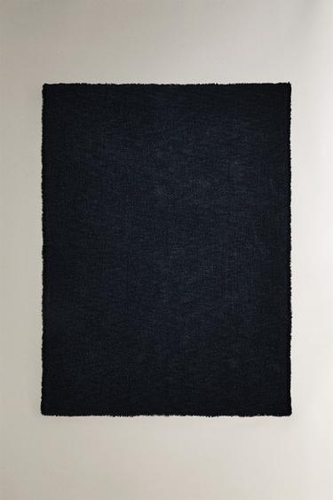 WOOL THROW X SOCIETY LIMONTA - Blue by Zara