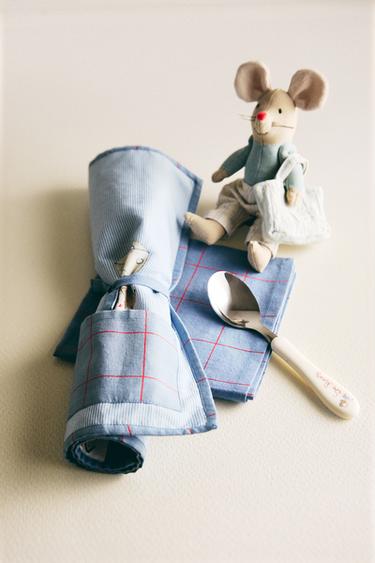 TOOTH FAIRY PLACEMAT AND NAPKIN - Blue by Zara