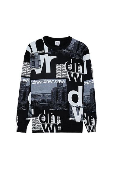PRINTED SWEATER