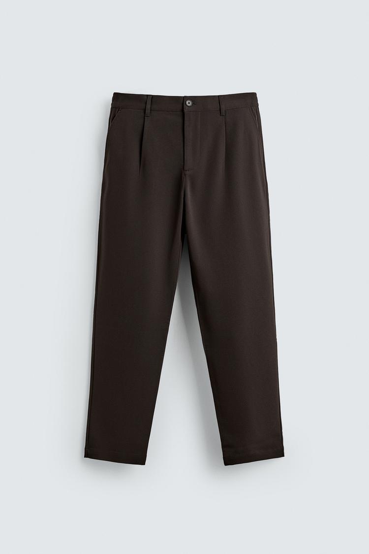 ZARA COMFORT STRAIGHT-LEG TROUSERS