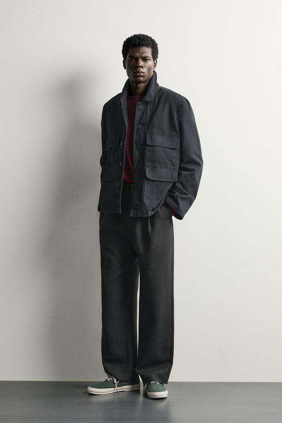 SOBRECAMISA ACOLCHADA REGULAR FIT - Marino de Zara - Imagen 0