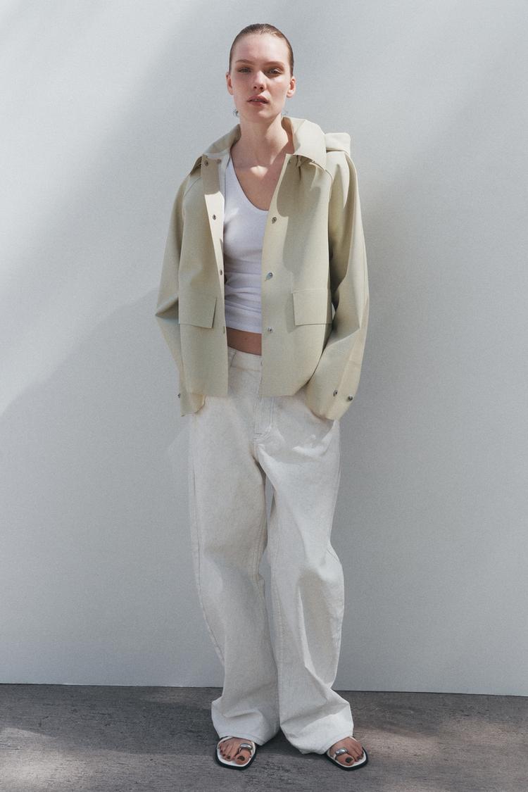 GEWAXT JACK WATER RESISTANT ZW COLLECTION BOTER ZARA België