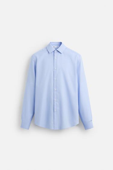 CAMISA ESTRUCTURA - Celeste de Zara