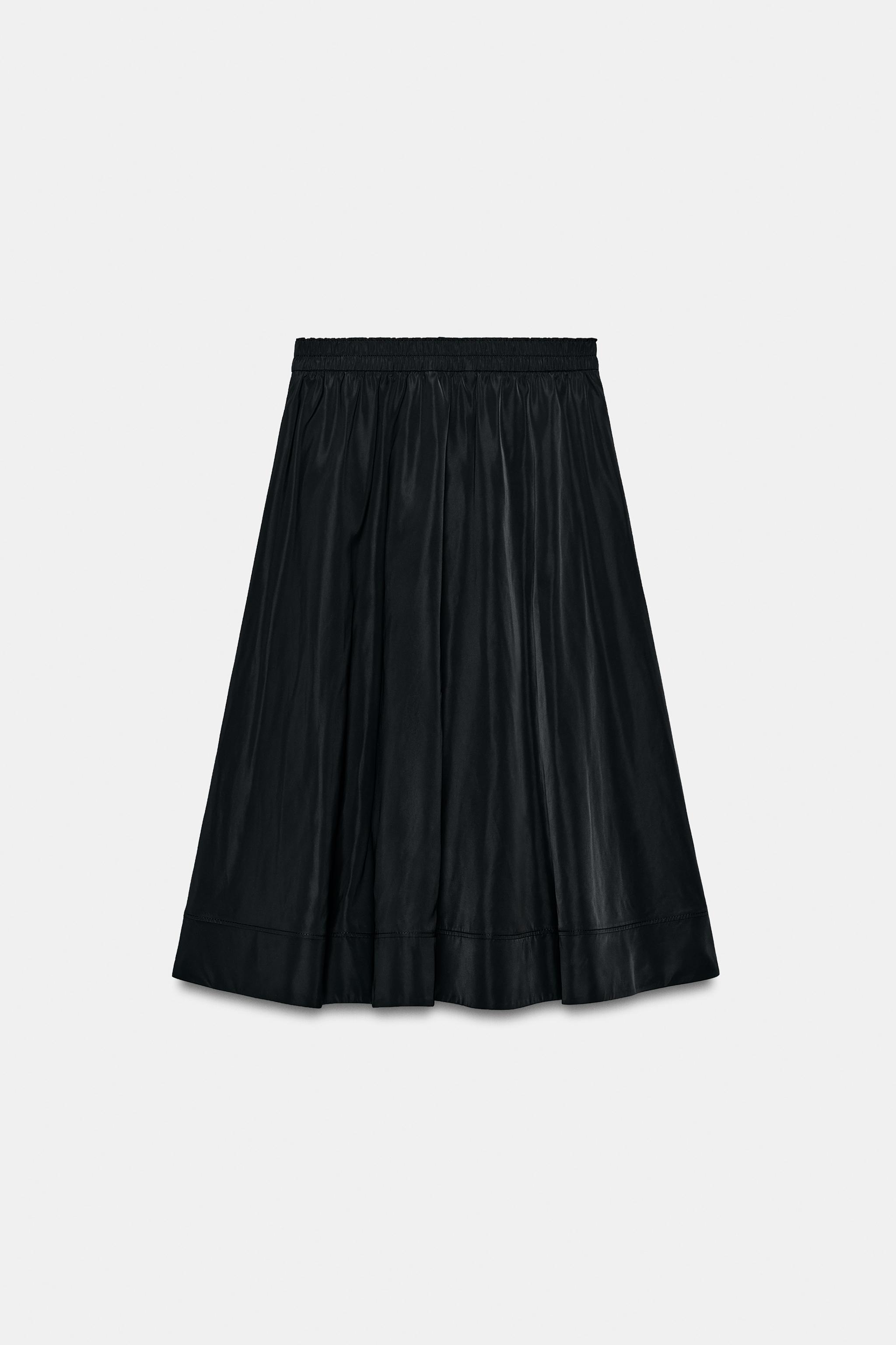ZW COLLECTION CAPE MIDI SKIRT