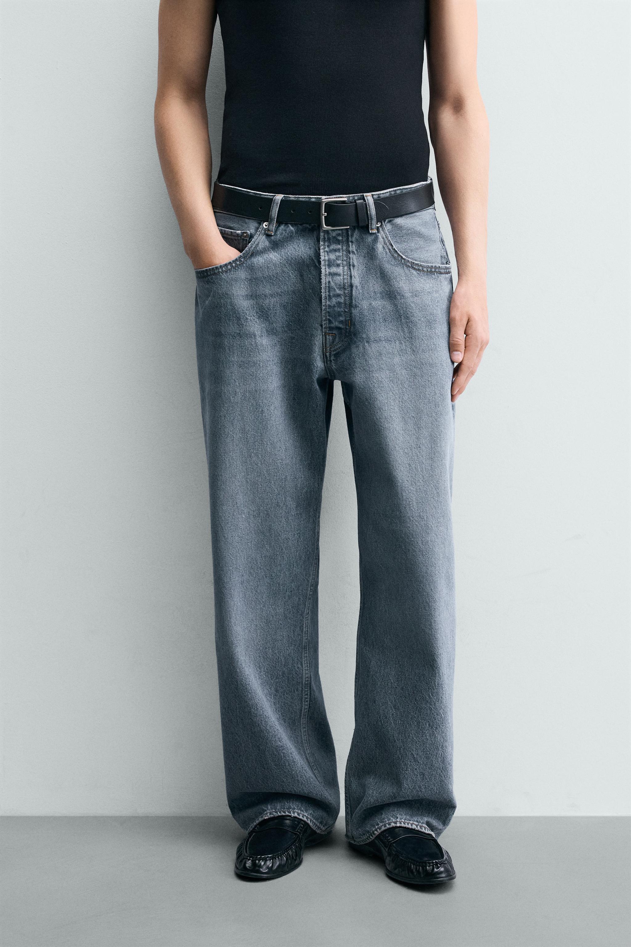 バギーフィットデニムパンツ - ウォッシュブルー | ZARA Japan / 日本