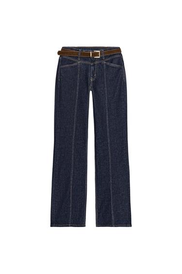 JEANS Z1975 STRAIGHT SLIM TIRO MEDIO CINTURÓN