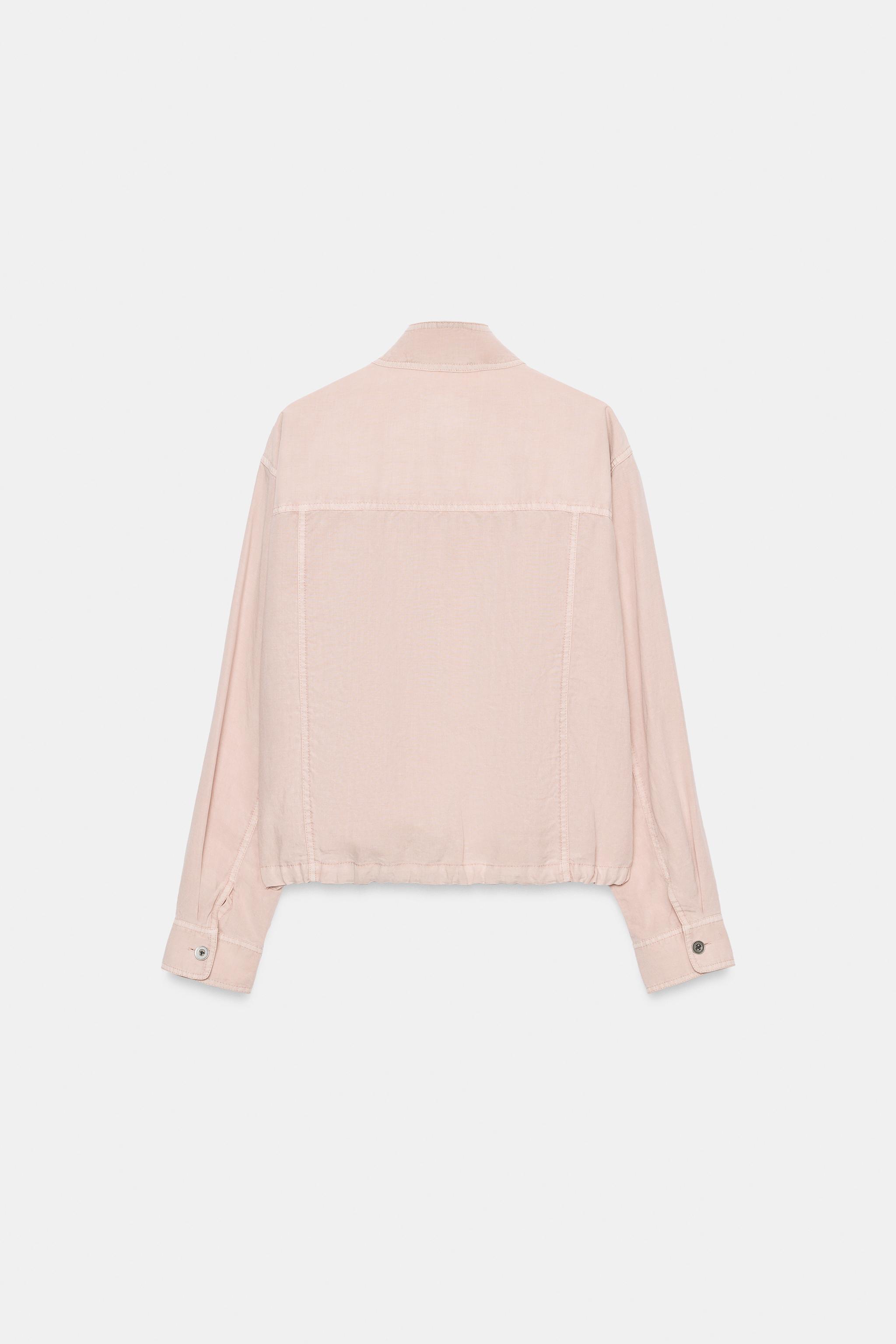 VESTE POCHES EFFET DÉLAVÉ