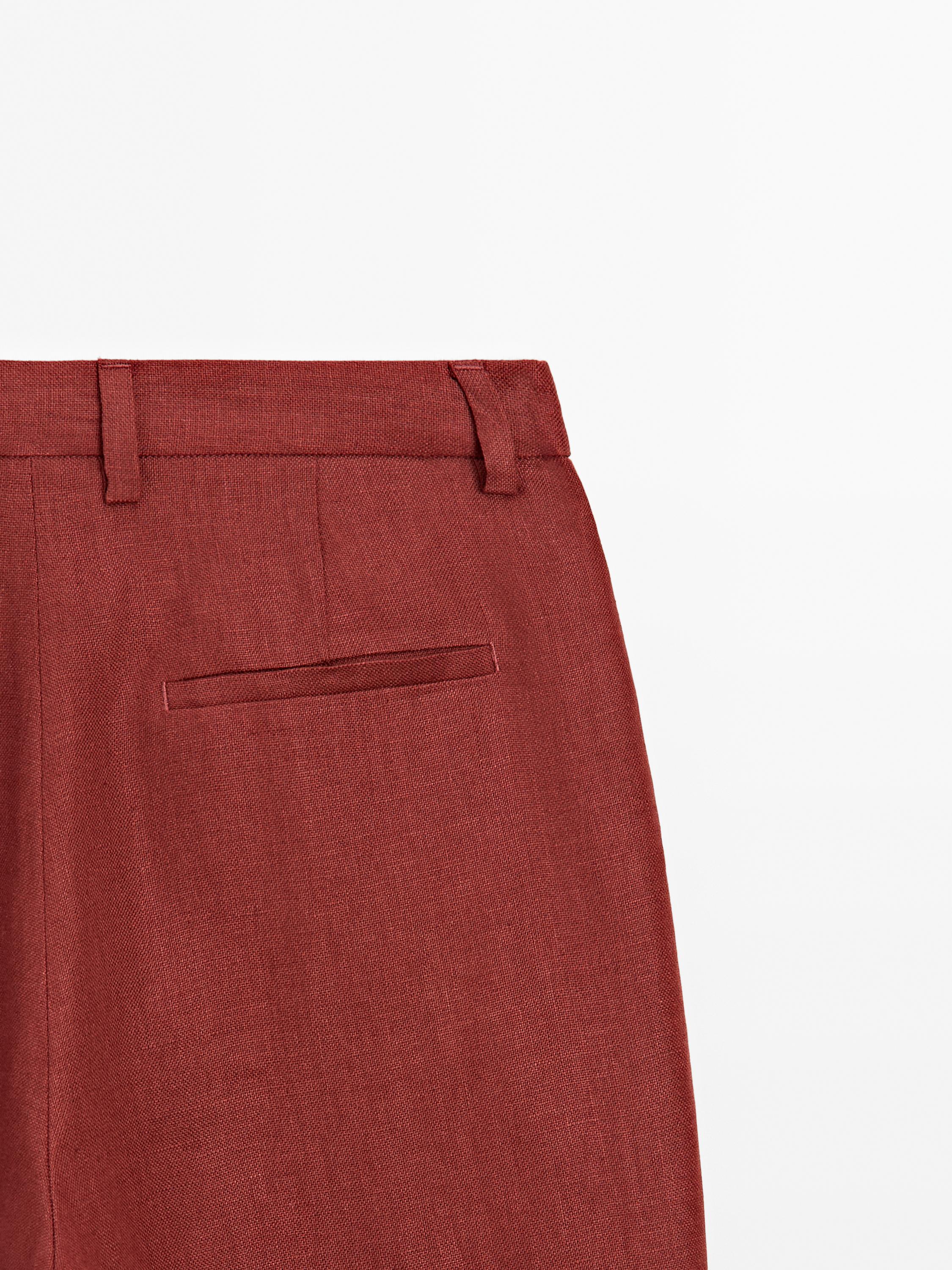 Pantalon fluide 100 % lin