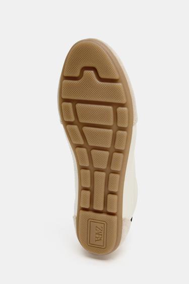 CONTRAST RUNNING SHOES - Sand Brown by Zara - Image 4