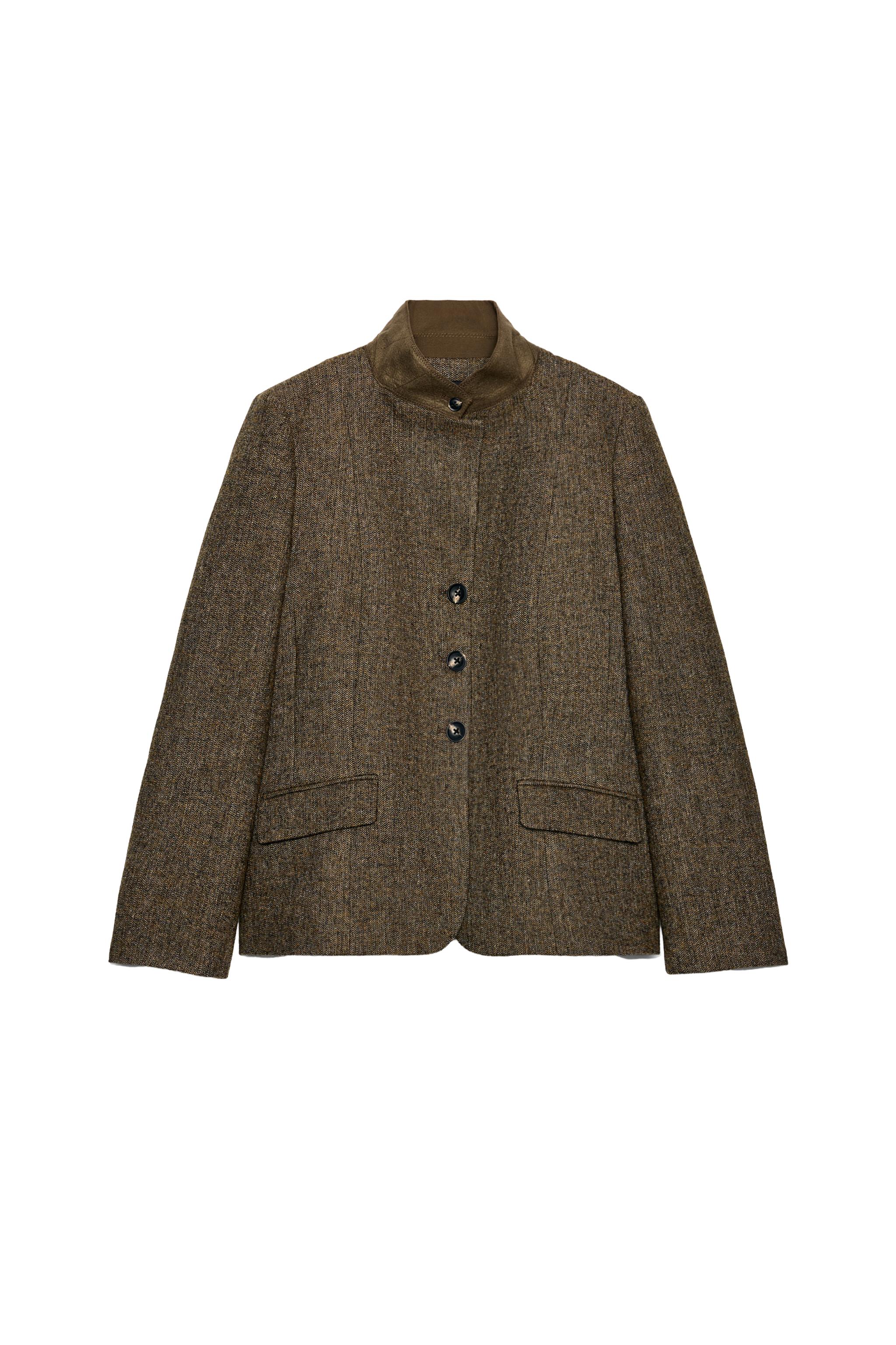 BLAZER ENTALLADA CON LANA ZW COLLECTION