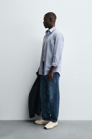 STRIPED REGULAR FIT SHIRT - striped by Zara - Image 3