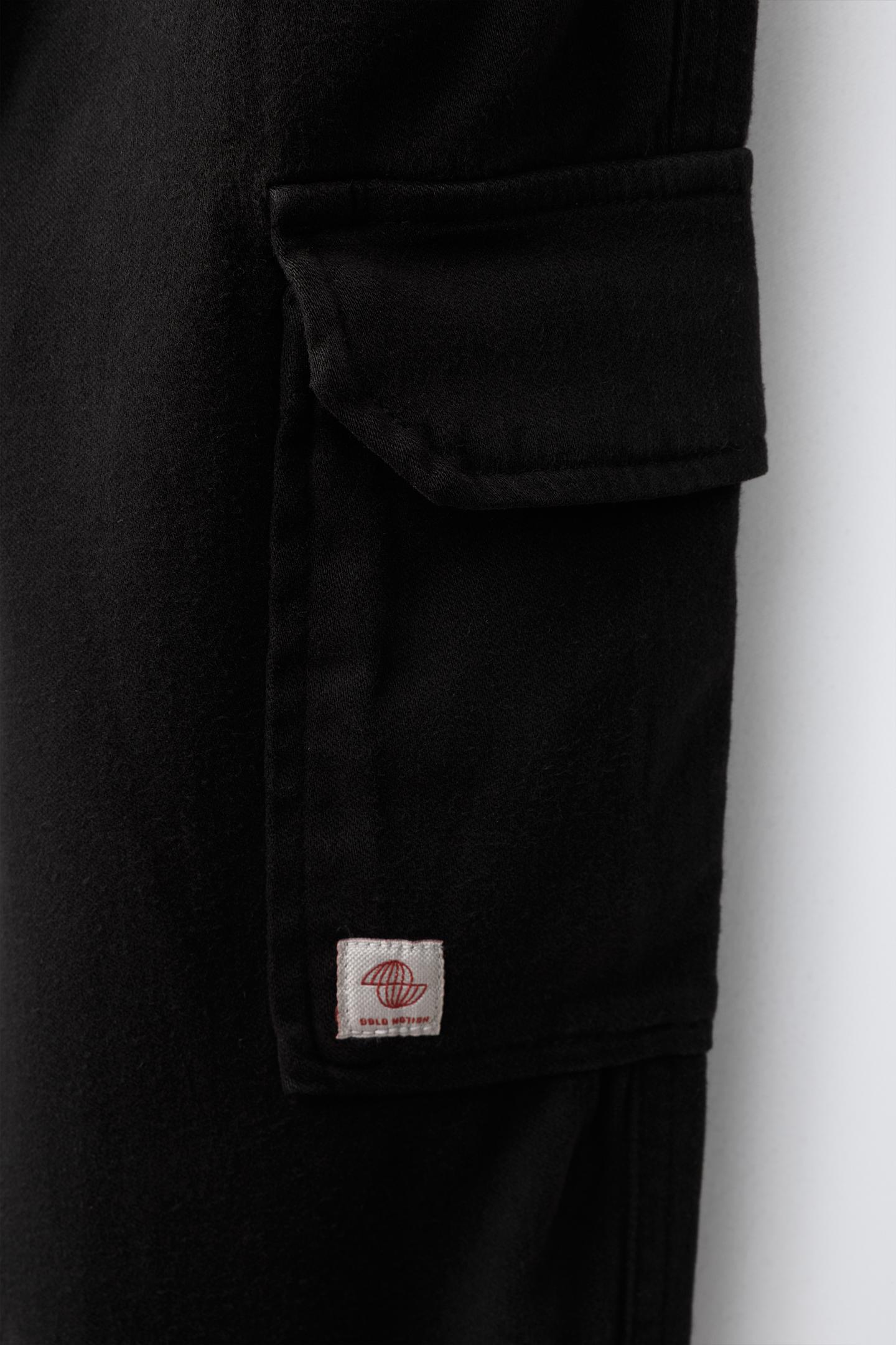 Детские брюки Zara Cargo Jogger, цвет: Чёрный — фото 4