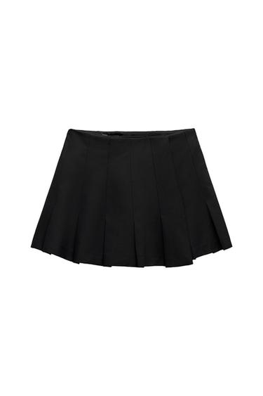 BOX PLEAT MINI SKIRT
