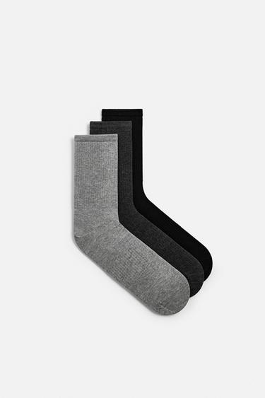 PACK OF 3 RIBBED SOCKS - various by Zara - Image 1