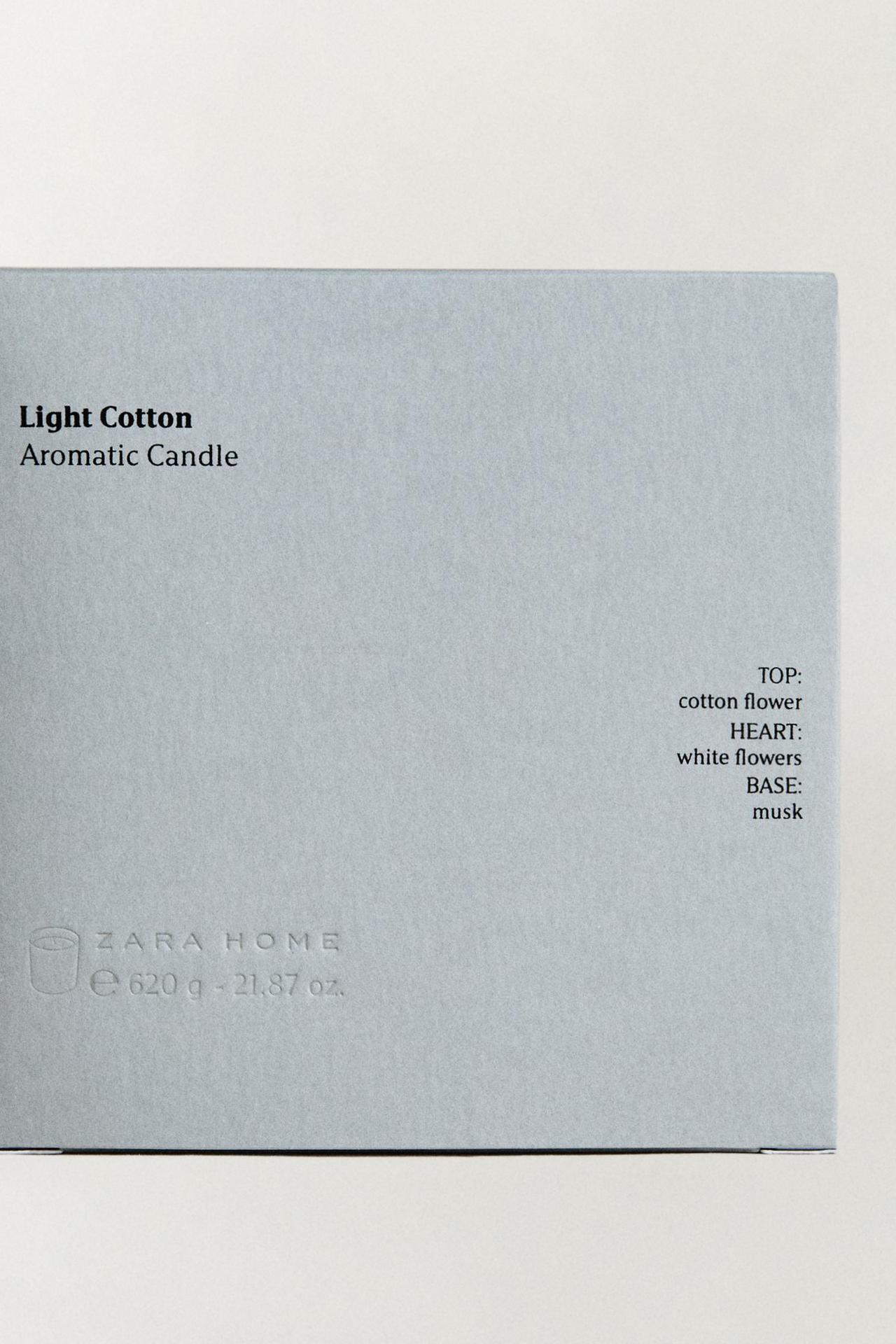 (620 г) Ароматическая свеча Light Cotton