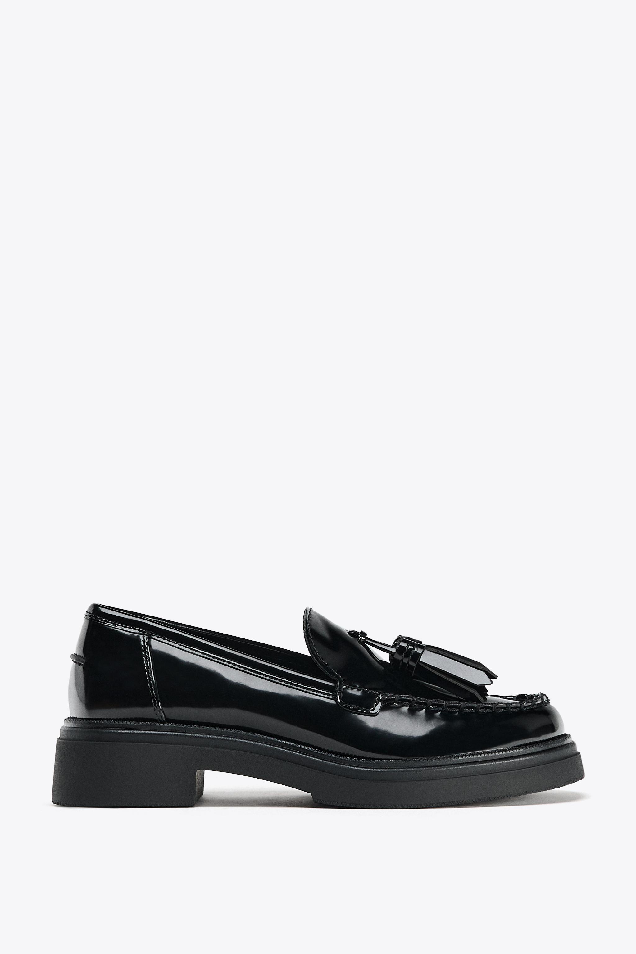 ZARA エナメルモカシン ZARA エナメルモカシン - メルカリ
