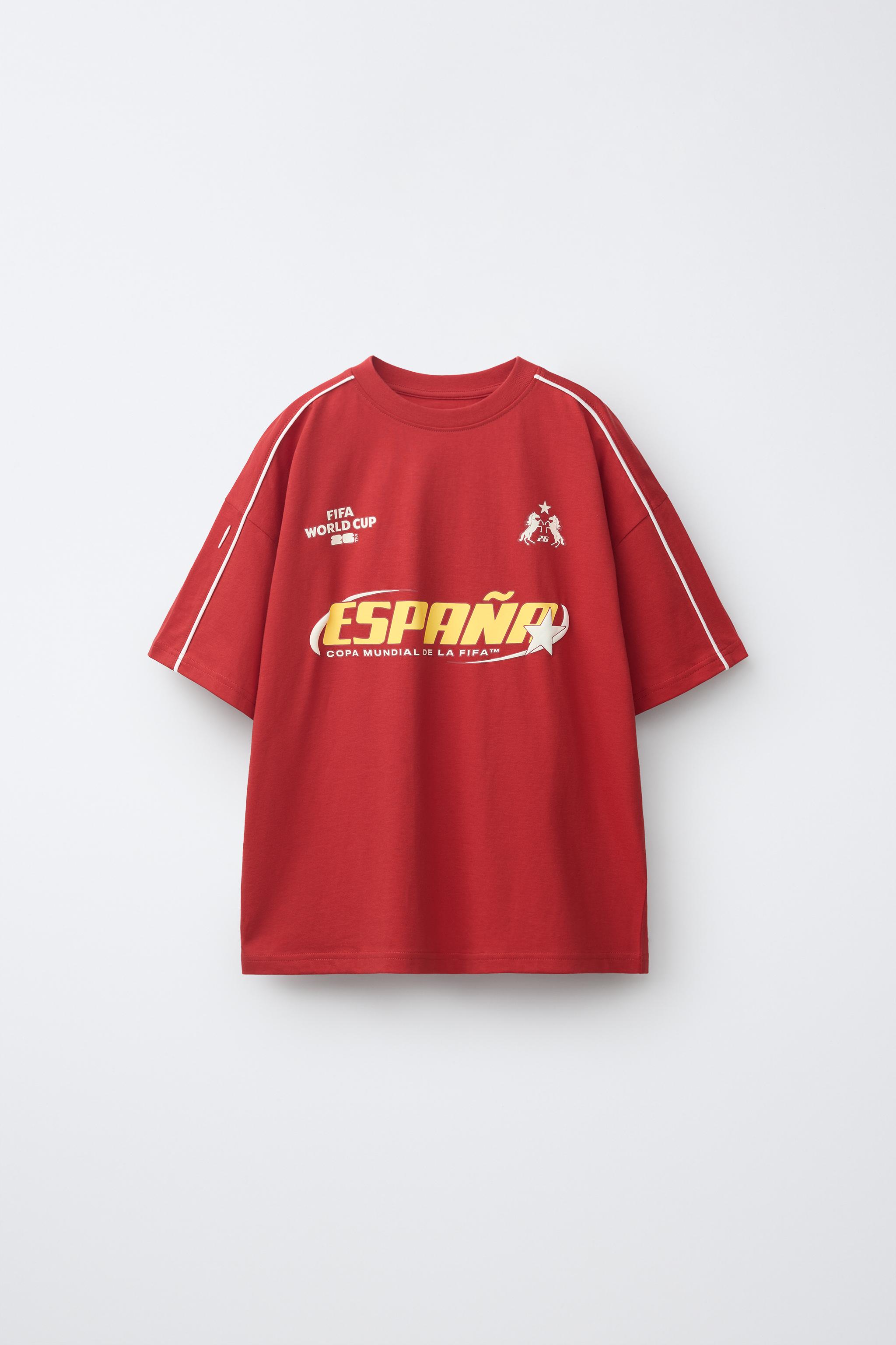 Детские футболки Zara SPAIN FIFA WORLD CUP ™ 2026 PRINT T-SHIRT — фото 2