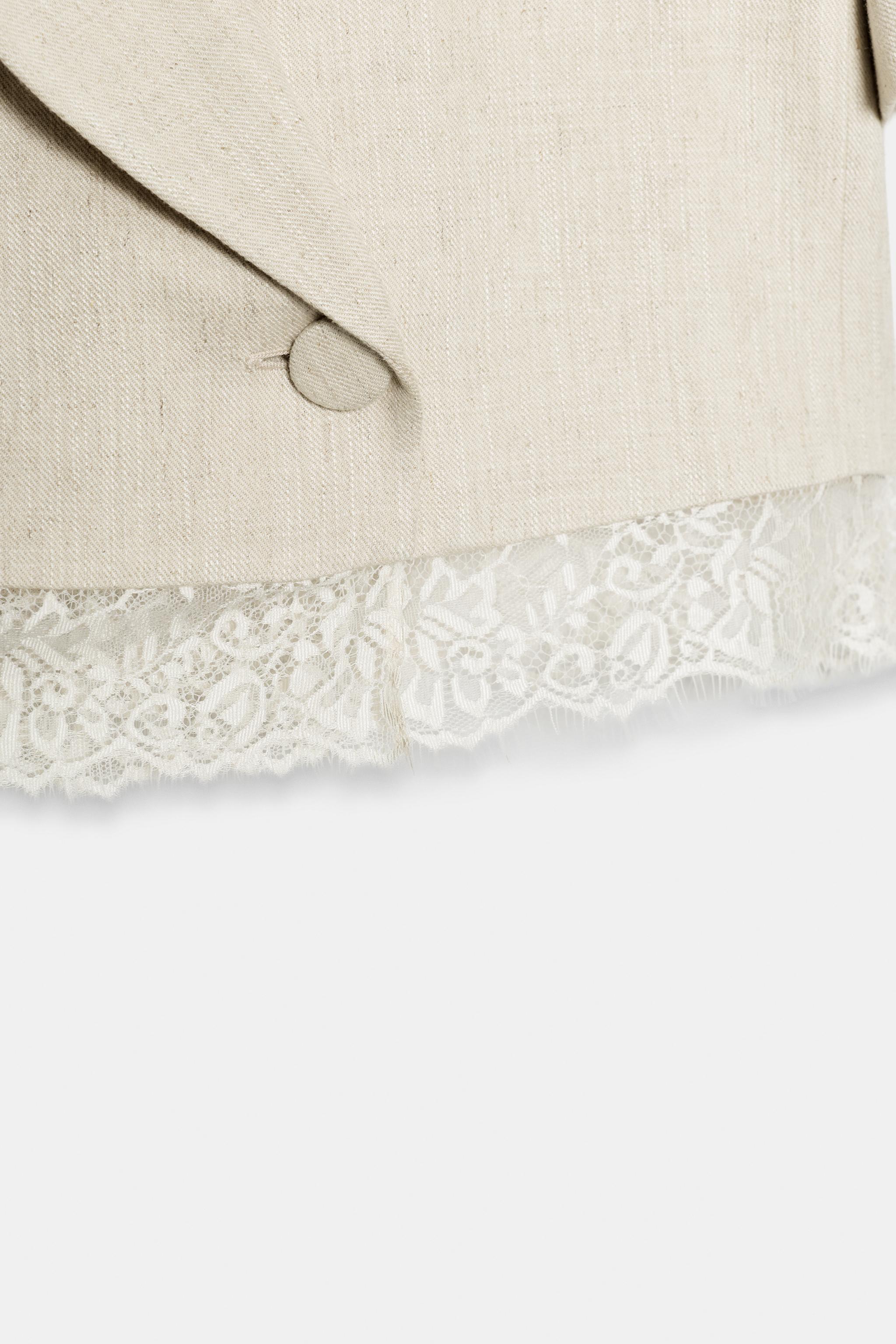 SHORT LACE BLAZER
