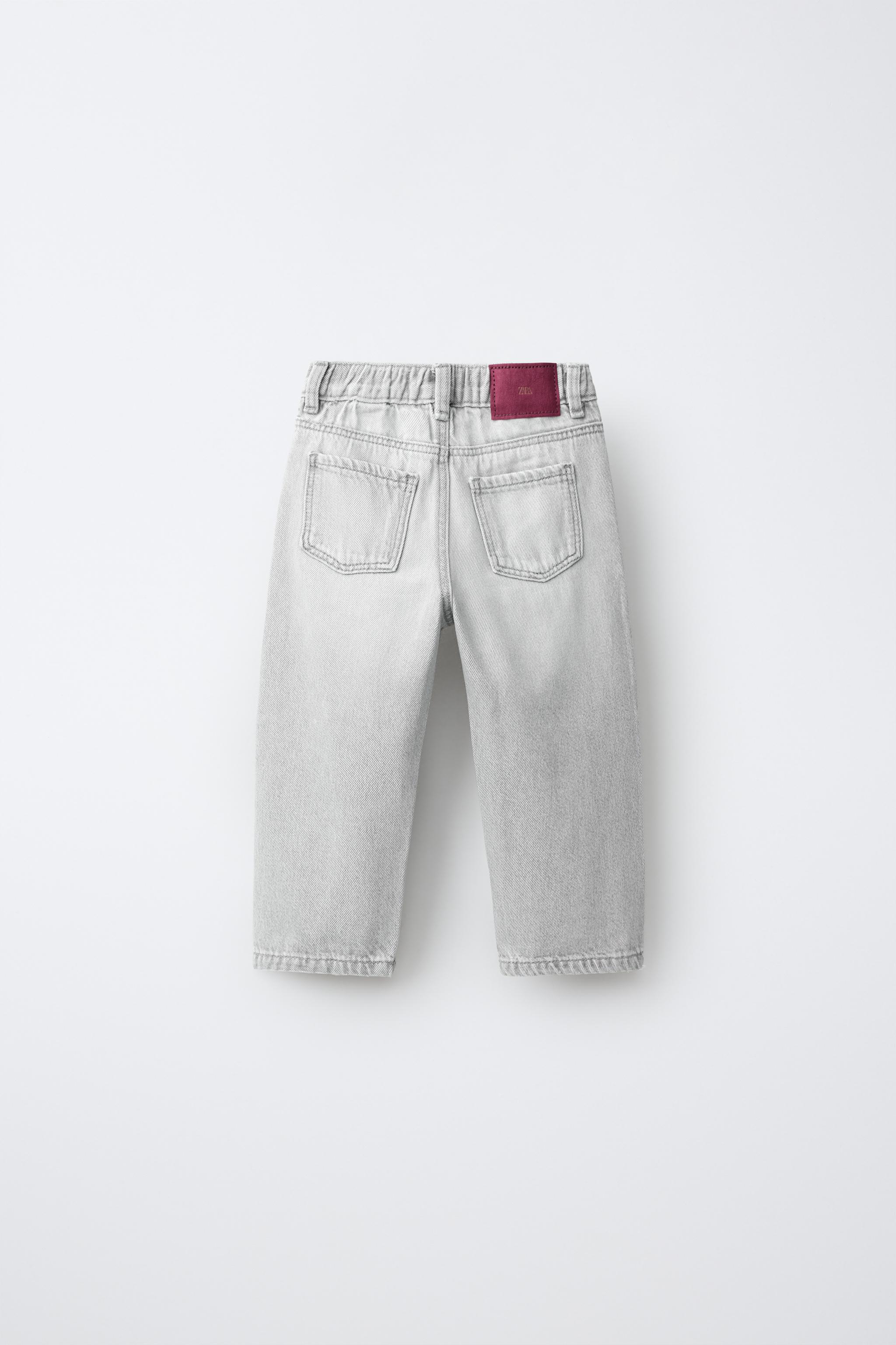 STRAIGHT JEANS — Pearl gray