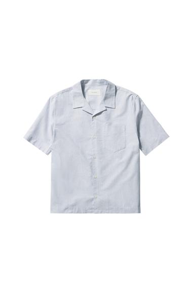 Zara STRIPED OXFORD SHIRT - Striped