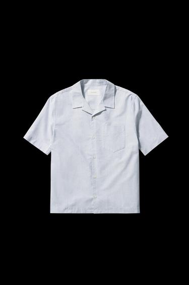 Zara STRIPED OXFORD SHIRT - Striped