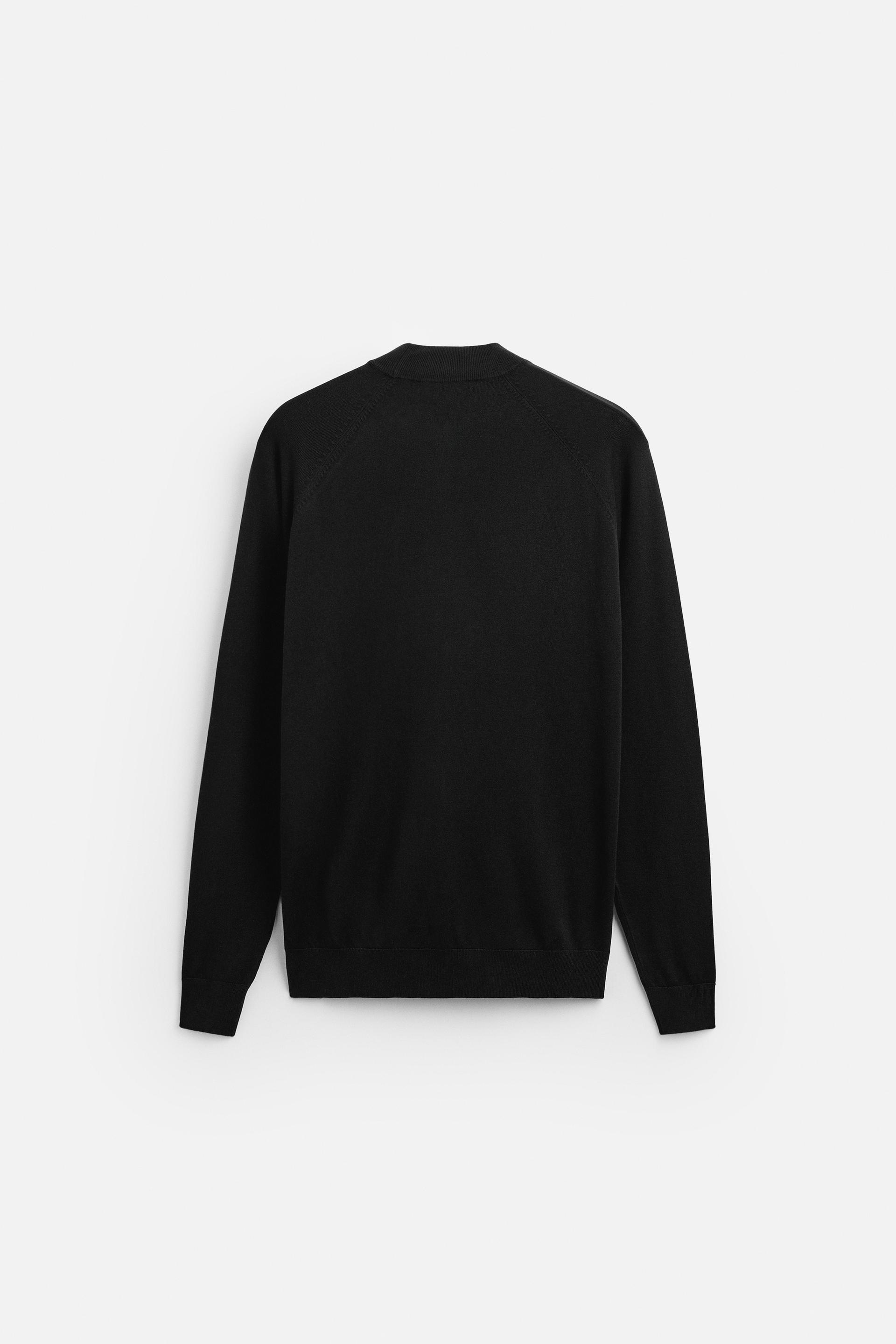 High neck sweater mens zara best sale