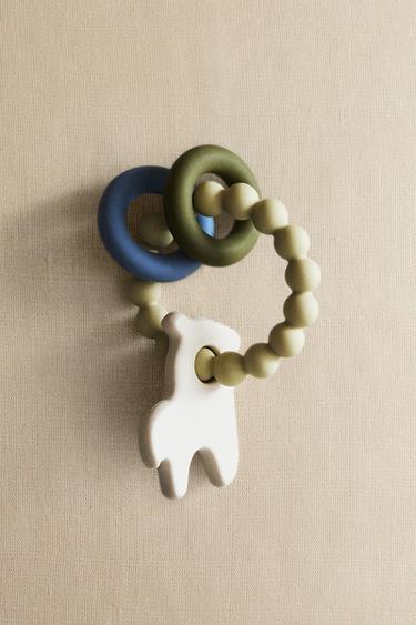BABY TEETHER WITH SHAPES - Green by Zara