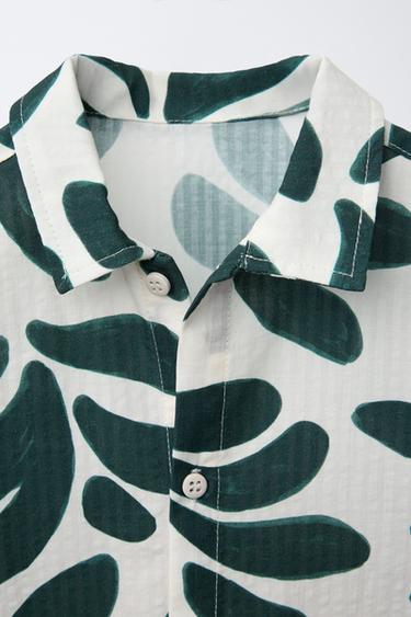 PRINTED SHIRT - Green by Zara - Image 2