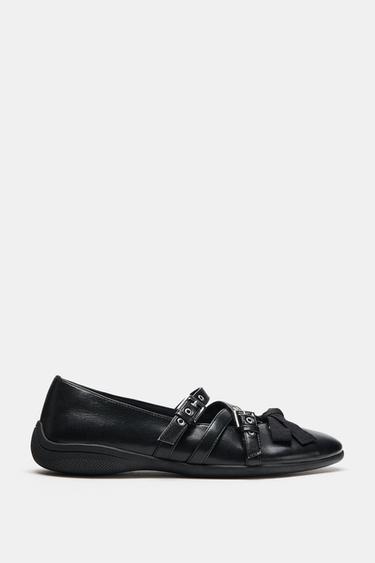 STRAPPY BALLERINAS - Black by Zara