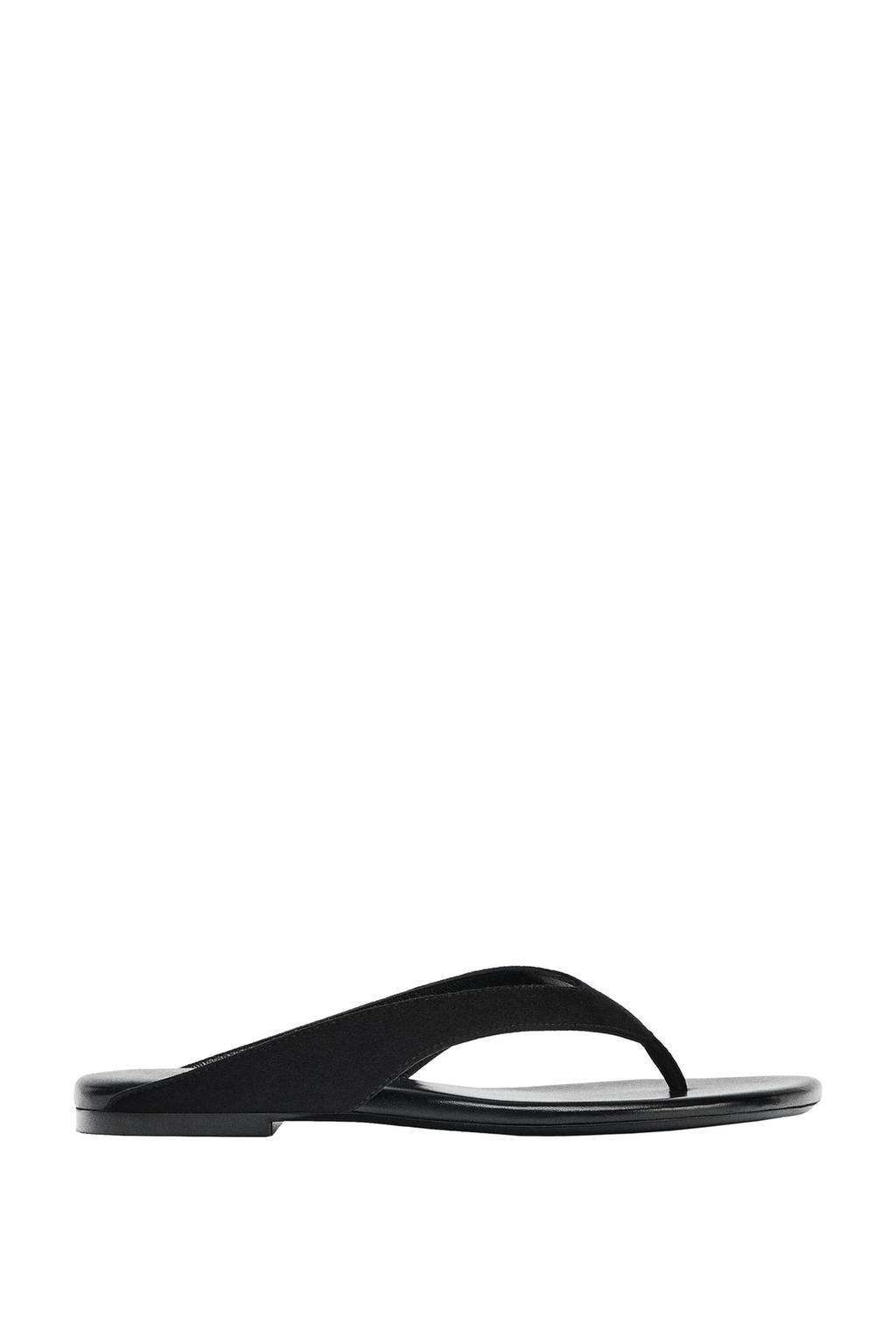 FLAT LEATHER SANDALS - image 4