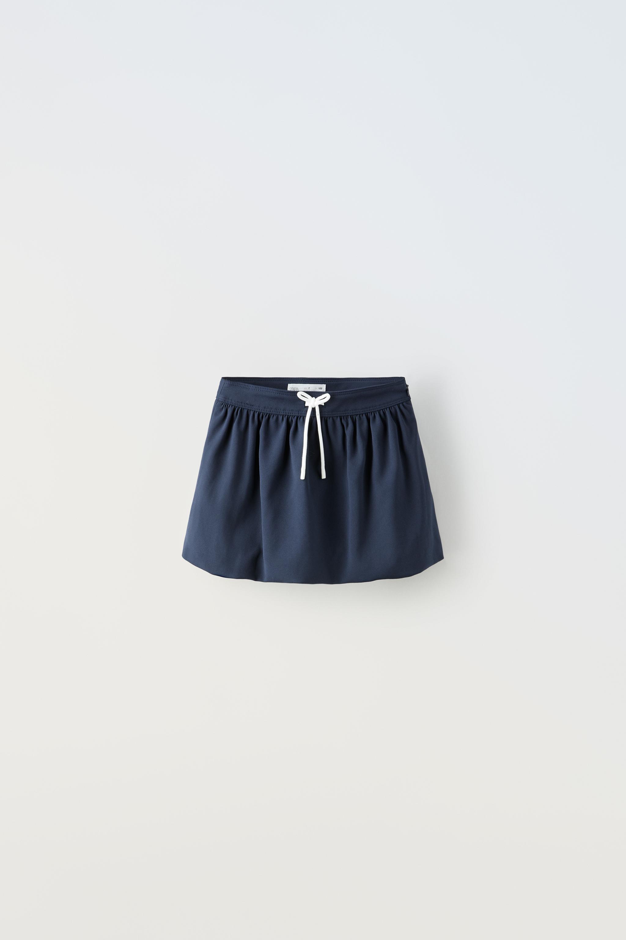 BALLOON SKIRT WITH DRAWSTRING