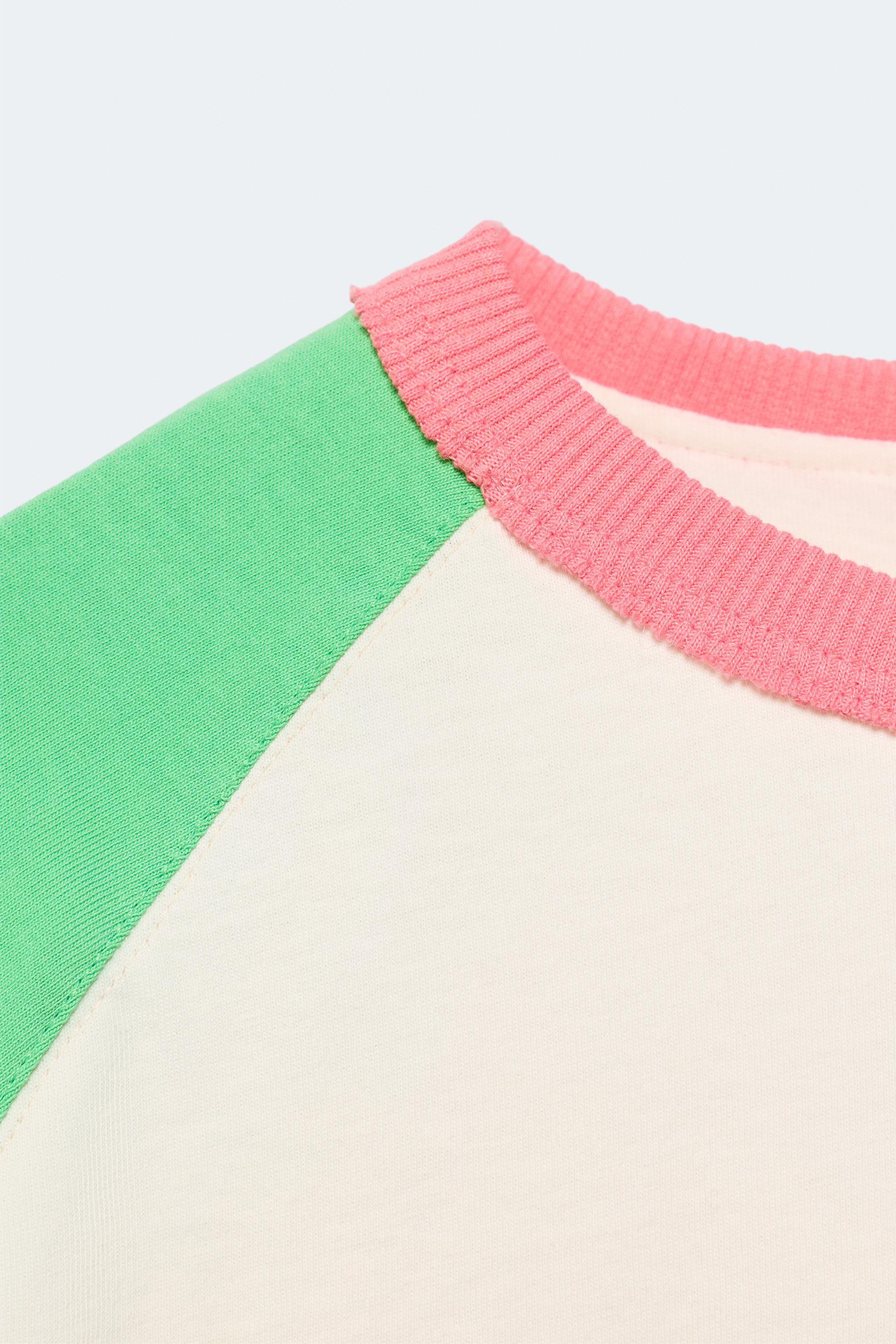 2-14 YEARS/ CONTRAST RAGLAN SLEEVE T-SHIRT LIMITED EDITION