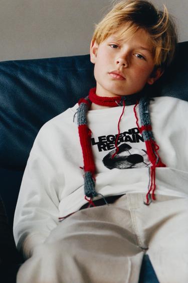 FOOTBALL SWEATSHIRT - Ecru by Zara