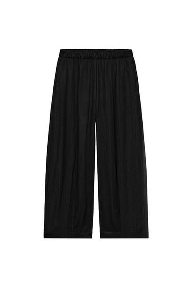 PANTALON BARREL ZW COLLECTION - Noir de Zara