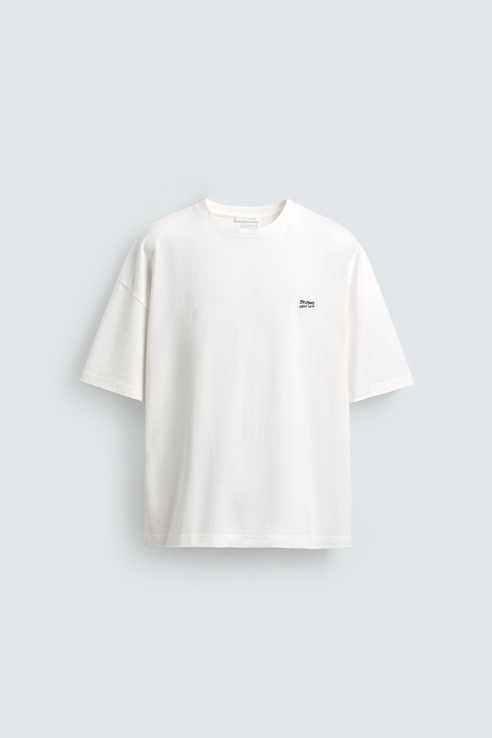 EMBROIDERED INTERLOCK T-SHIRT