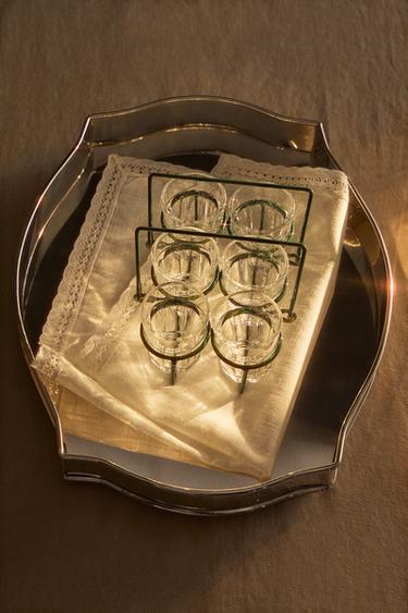 CHRISTMAS GLASS SHOT TUMBLER SET — Green 1