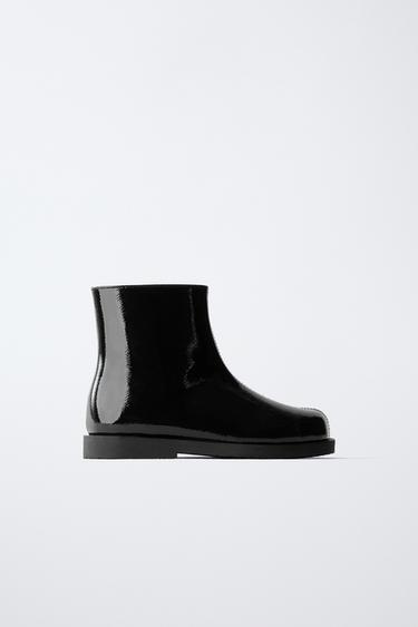 BOTA ACHAROLADA - Negro de Zara