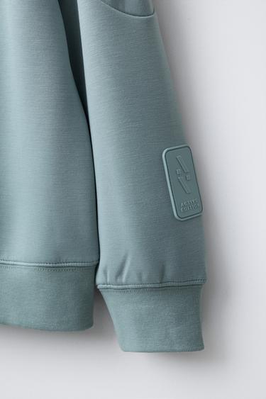 SPORTY HOODIE - Blue / Grey by Zara - Image 3