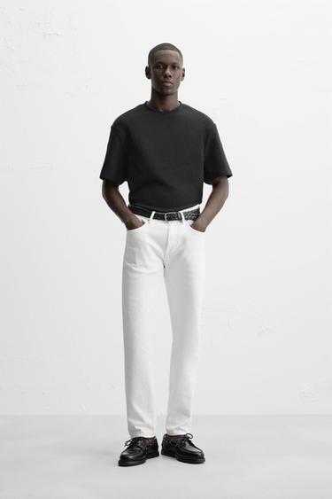 Zara SLIM FIT JEANS - White