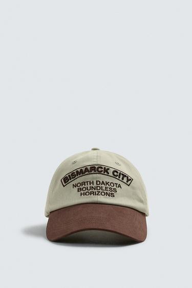 CASQUETTE À INSCRIPTION BRODÉE - Beige de Zara - Image 5