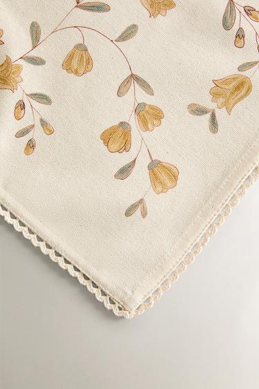 FLORAL PRINT PLACEMAT - Green by Zara - Image 2